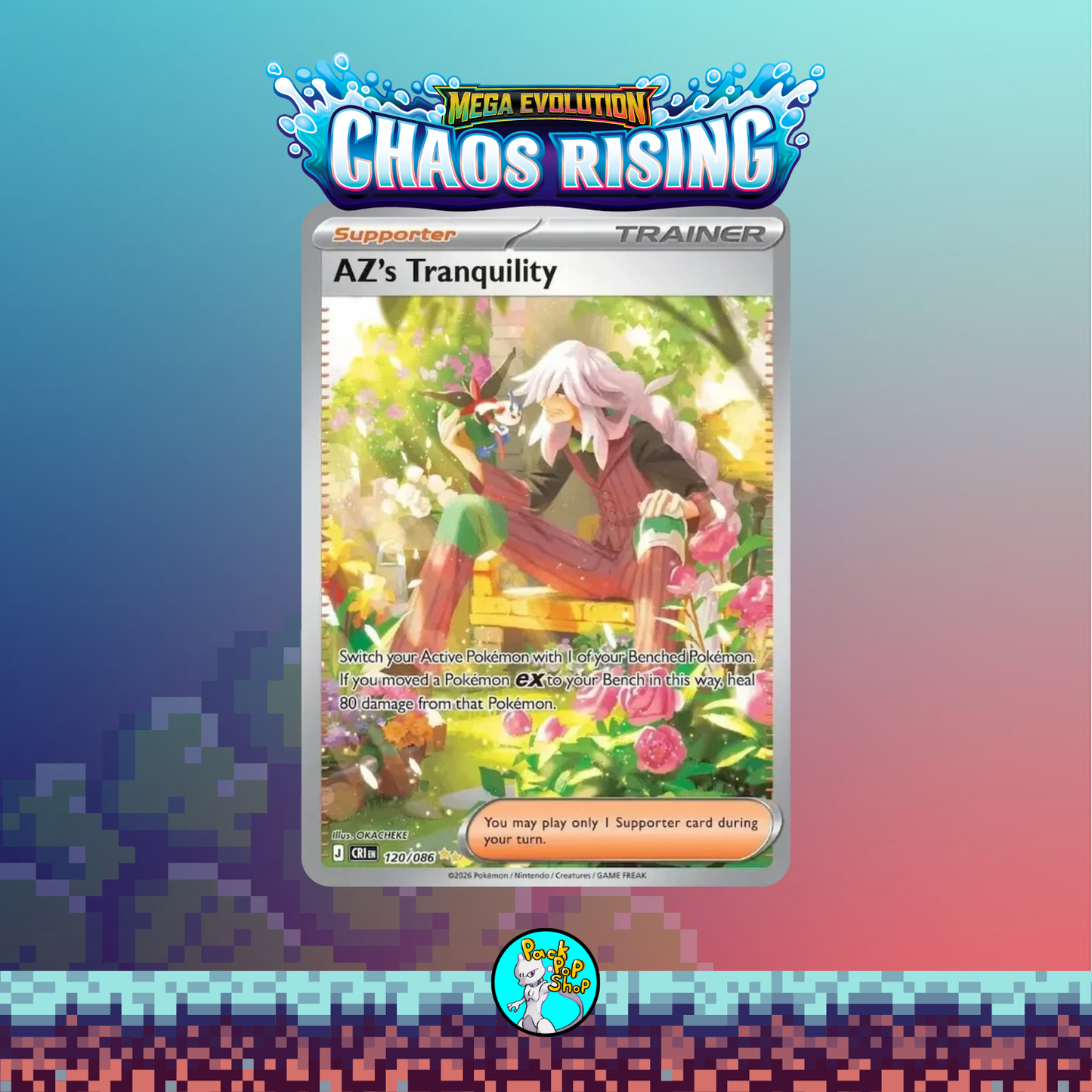 10x Mega Evolution Chaos Rising Booster Packs English
