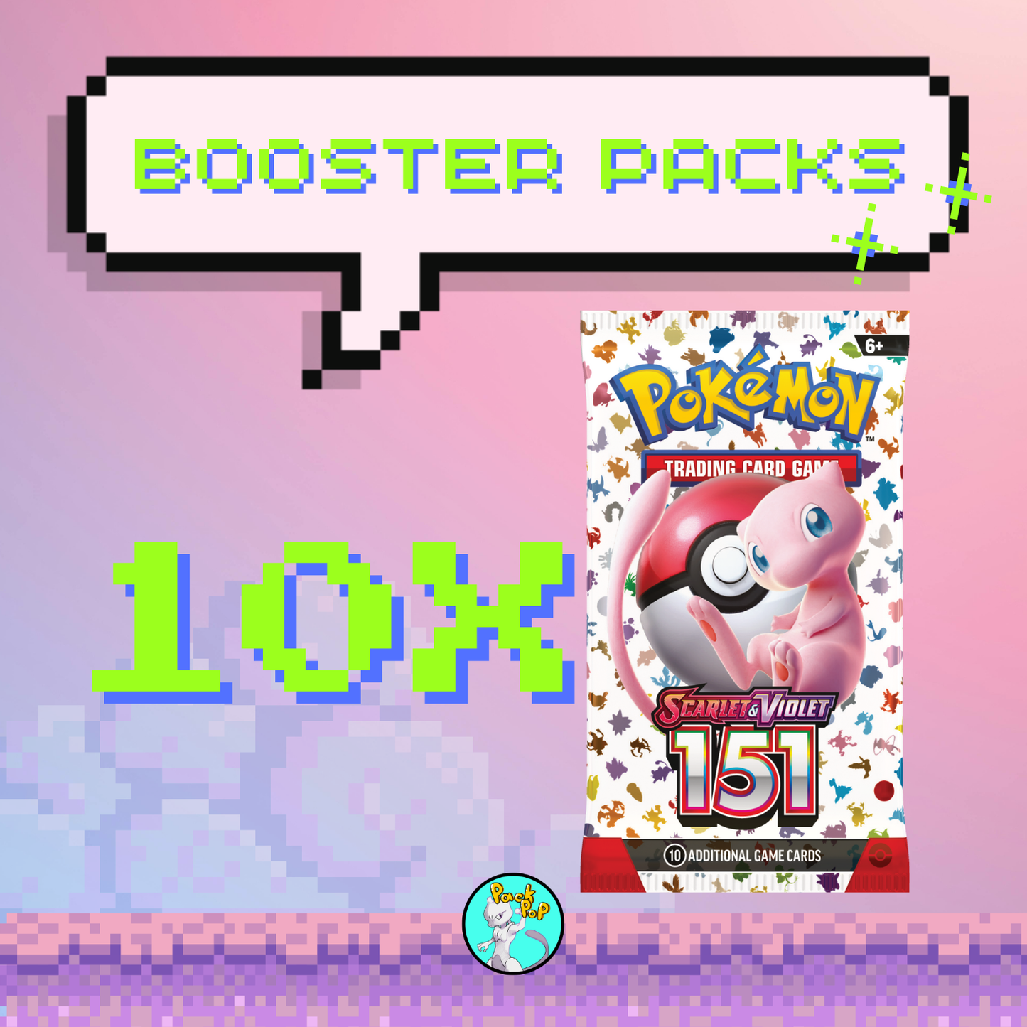 10x 151 Booster Packs