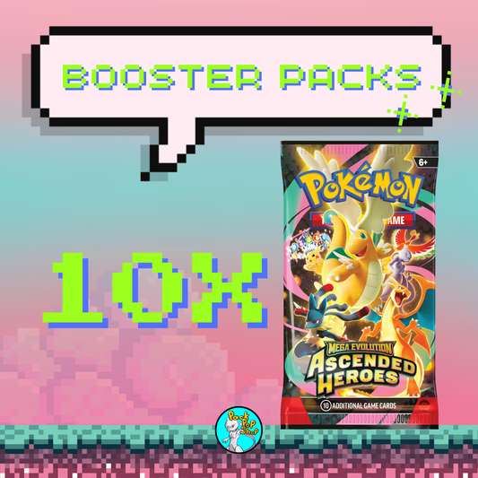 10x Mega Evolution Ascended Heroes Booster Packs English