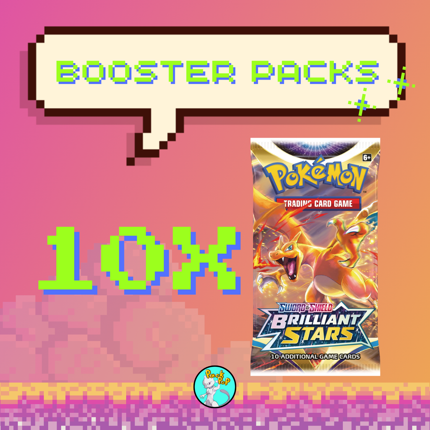 10x Brilliant Stars Booster Packs