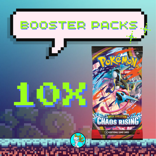 10x Mega Evolution Chaos Rising Booster Packs English