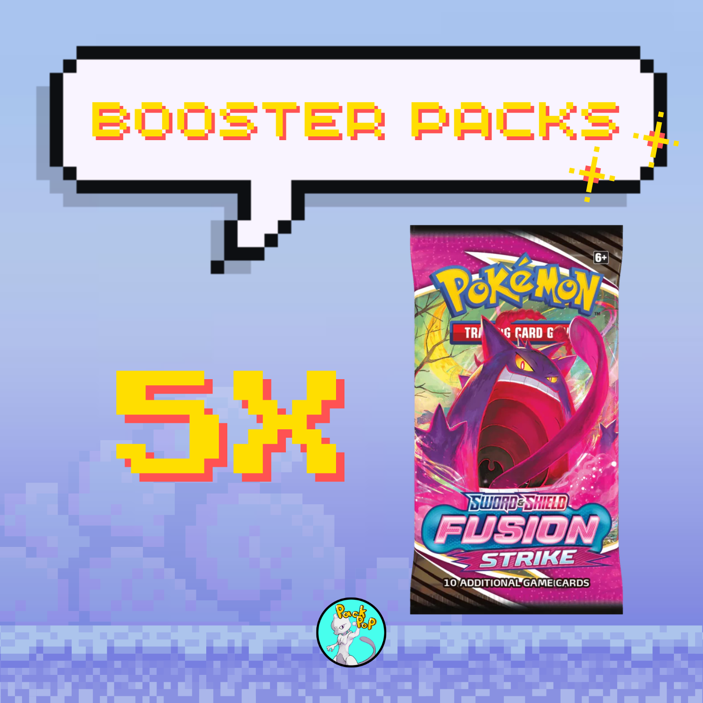 5x Fusion Strike Booster Packs