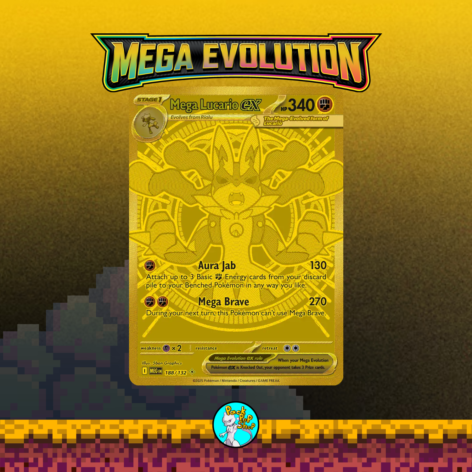 10x Mega Evolution Booster Packs English PackPopShop 10x Mega Evolution Booster Packs English PackPopShop