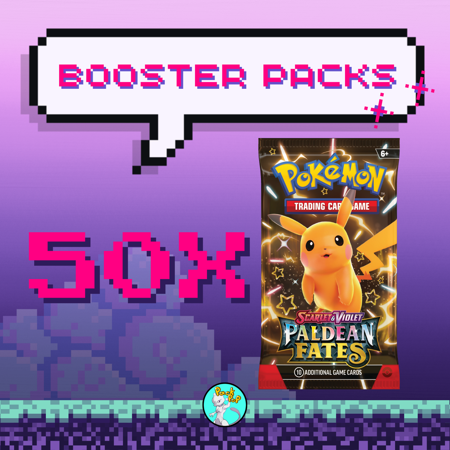 50x Paldean Booster Packs