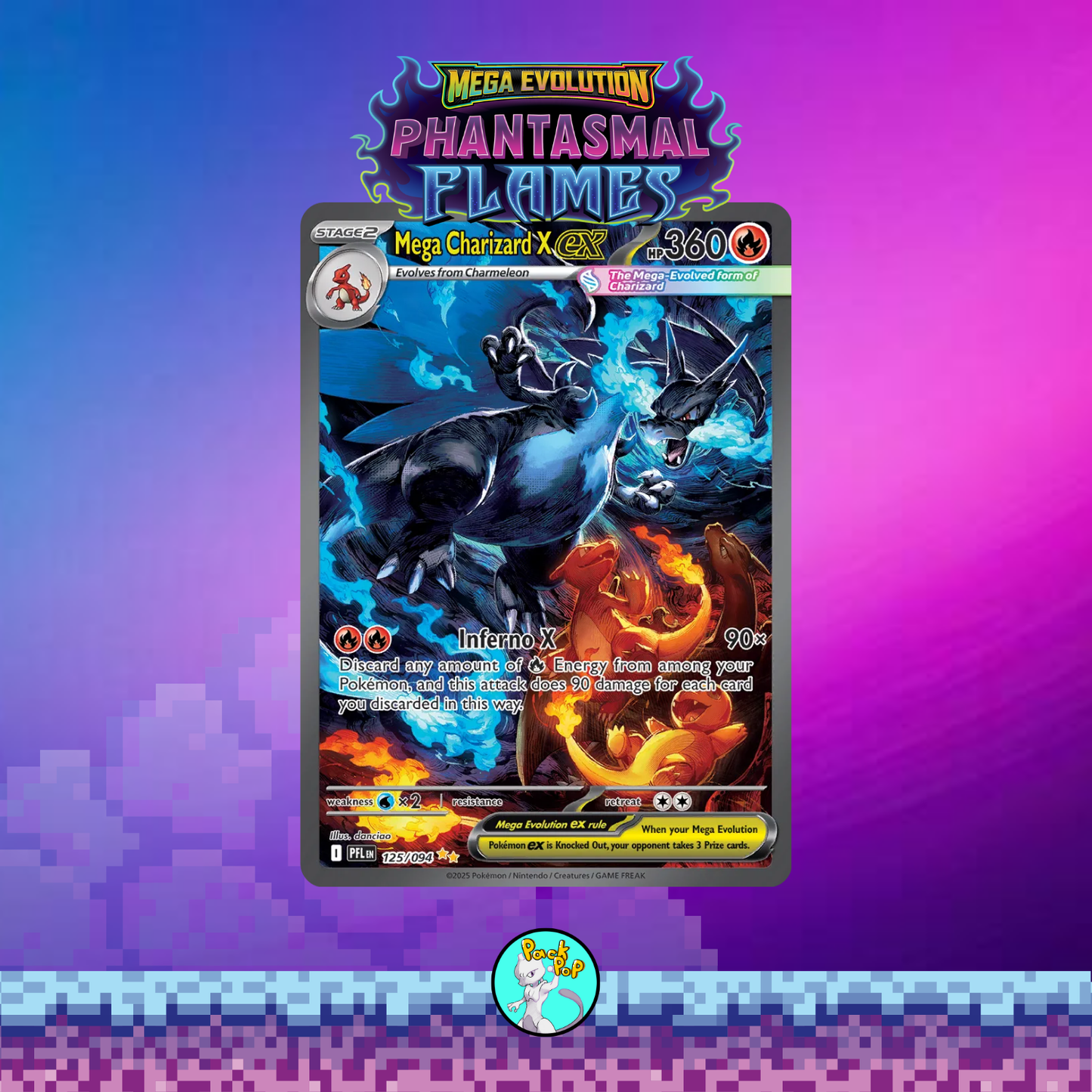 10x Mega Evolution Phantasmal Flames Booster Packs English