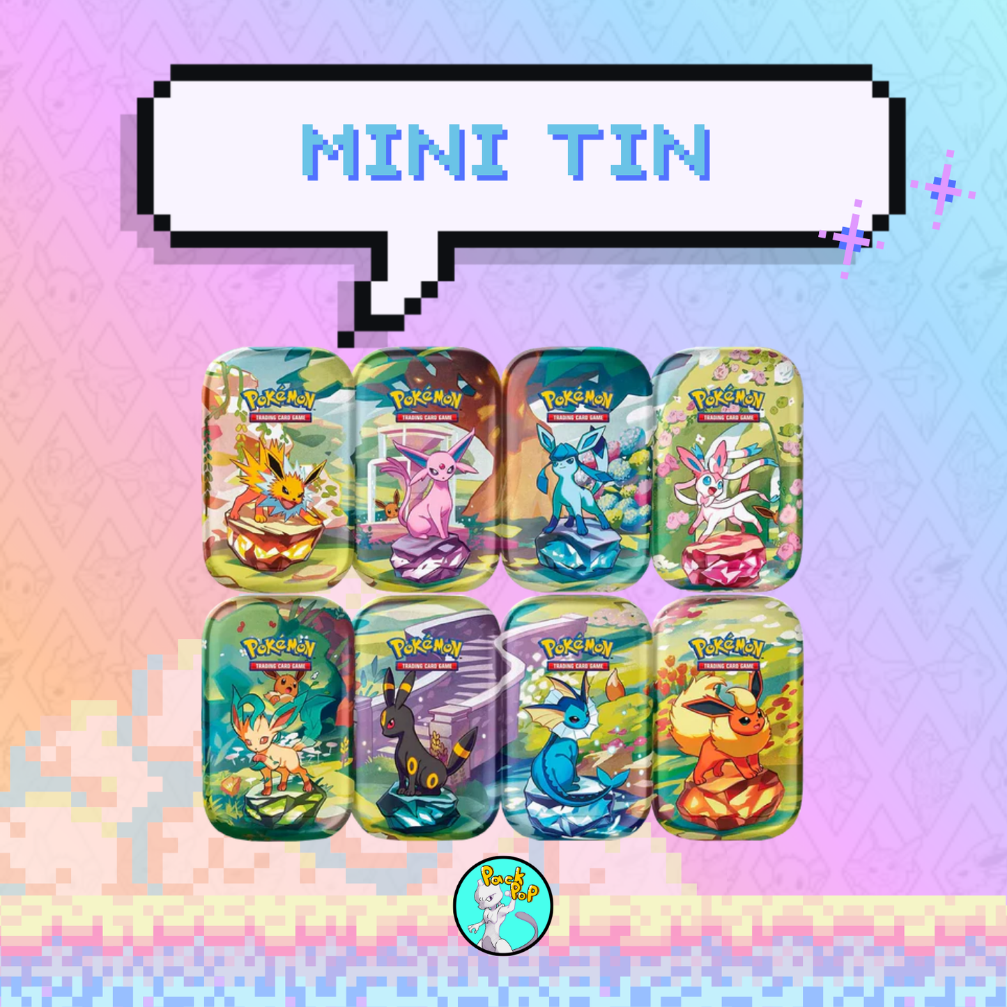 Prismatic Evolutions Tins (2 Booster Packs)