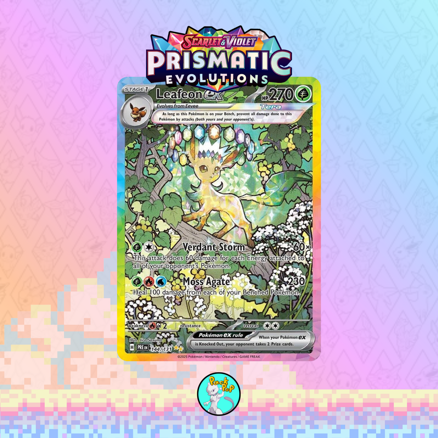 Prismatic Evolutions Tins (2 Booster Packs)